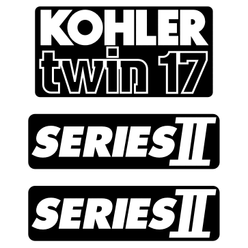 Kohler Twin 17 Decals- Option 2, TM629.