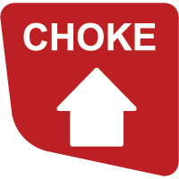Kohler "CHOKE" Decal, TM679.