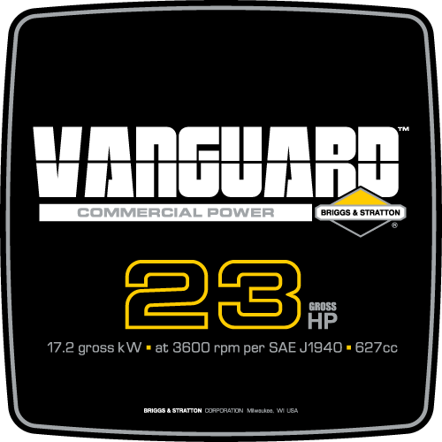 Briggs & Stratton VANGUARD 23HP Engine Decal, TM805.