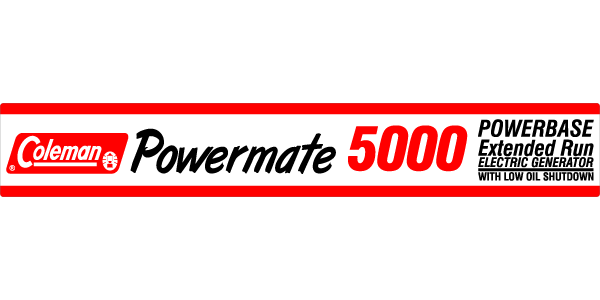 Coleman Powermate 5000 Decal, TM715.