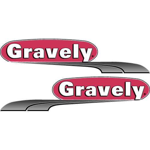 Gravely Swoosh Decal Set, TM808.